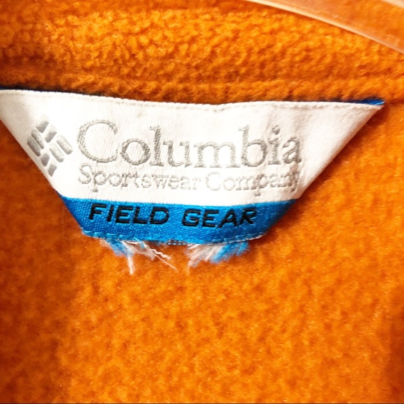 Columbia Field Gear Raw Edged at Sleeve Full Zip  Fleece Vest Mock Turtleneck - Picture 6 of 6